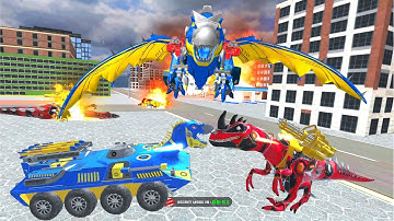 Flying Dino Robot Transform 2021 _ Khủng Long bay Robot Biến Hình _ android gameplay