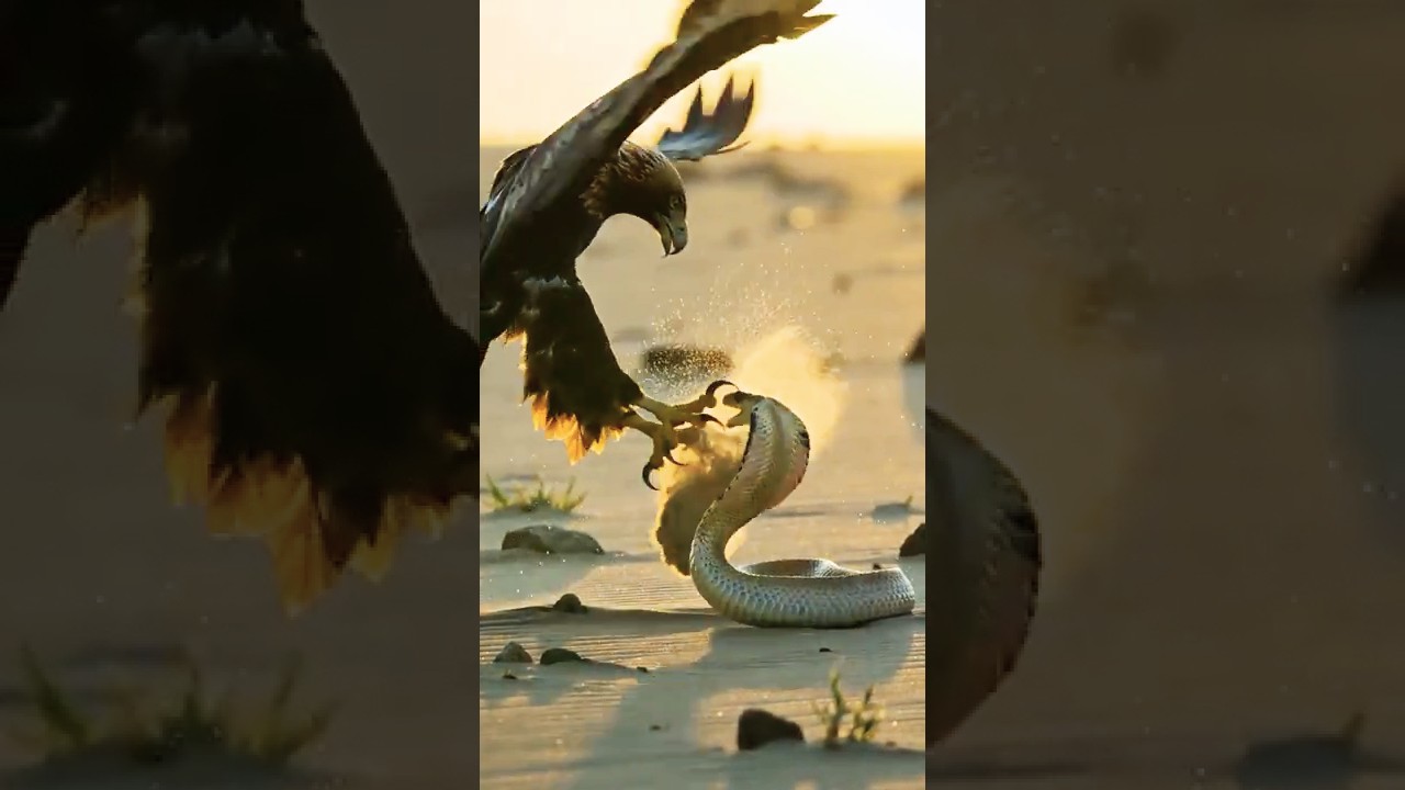 Орел против Змеи – самая жестокая дуэль в природе 