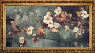 Vintage Floral Oil Painting for Samsung Frame TV | 4K Screensaver | Soft Piano Music screenshot 5