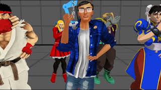 Mmd Sfv & Me - Honey