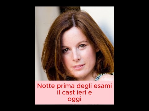 Notte Prima Degli Esami Il Cast Ieri E Oggi 