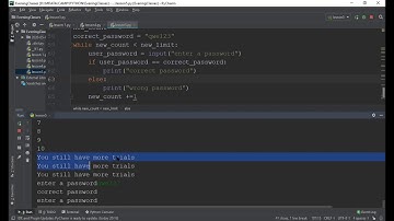 Implementing a Password Checker using the While loop in Python Programming.