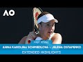 Anna Karolina Schmiedlova v Jelena Ostapenko Extended  Highlights (1R) | Australian Open 2022