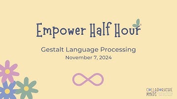 Introduction to Gestalt Language Processing