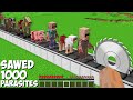 You can SAWED ALL PARASITES in Minecraft ! SUPER TRAP FOR 1000 PARASITES !