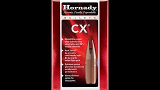 NEW FOR 2022!!! Hornady CX 165gr 30cal (308 Win, 30-06, and 300 PRC) ballistic gel testing. WOW!!!