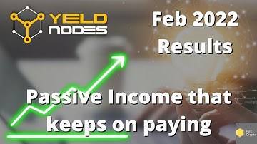 Yield Nodes Review - Month 5 Results - February 2022 Passive Income