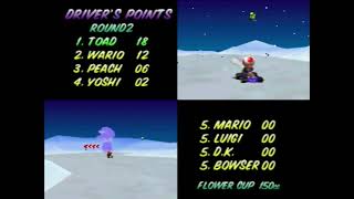Lets Play Mario Kart 64 - Flower Cup (150cc)