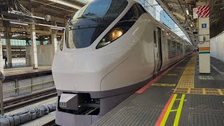 【4K高画質】E657系ｶﾂK12編成が特急ときわ５４号品川行きとして東京駅9番線を発車するシーン（54M）2026.5.19.7:38