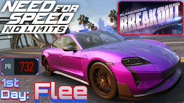 [Need For Speed: No Limits] Blackridge Breakout: Porsche Taycan Turbo GT - 1st Day: Flee