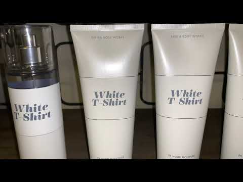 Bath & Body Works New White T-Shirt Body Care‼️ - Youtube