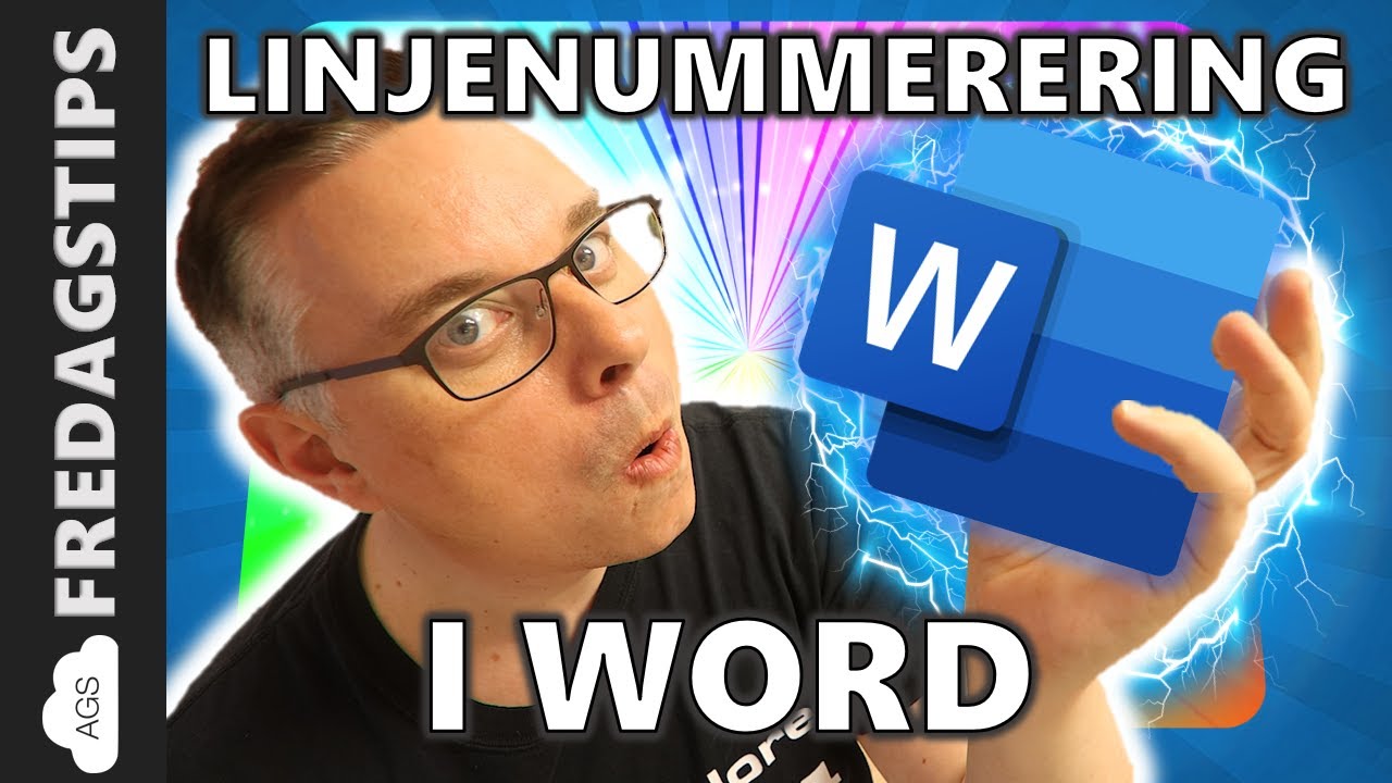 Hvordan lage linjenummerering i Word