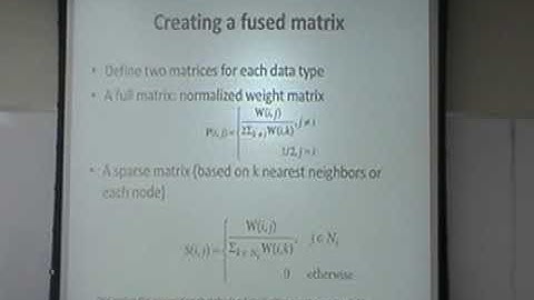 Lecture 15, Spectral clustering applications, Nov 7, part 5