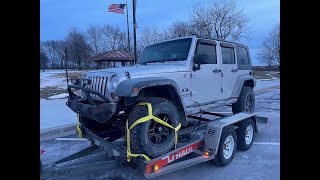 2009 Jeep Wrangler with a Van engine? Swapping this Jeep's 3.8l with one from a 2008 Town & Country!