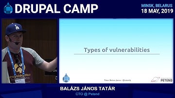 Balázs János Tatár - Let’s write secure Drupal code!