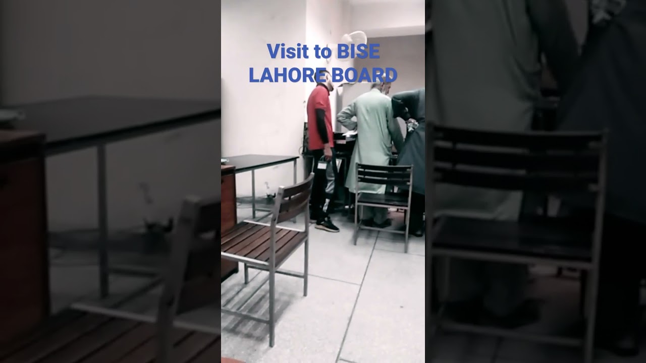 Visit of Lahore Board. BiseLahore.com