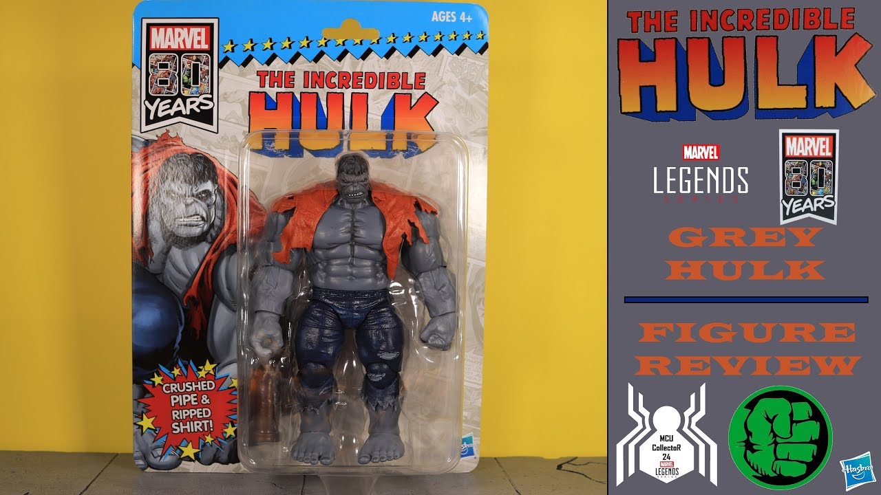 Marvel Legends Retro GREY HULK Convention Exclusive Figure Review