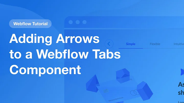 How to Add Arrows to a Webflow Tabs Component