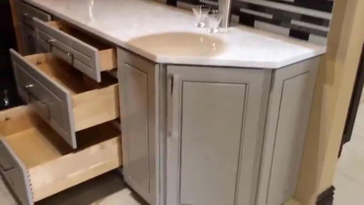 Gray kitchen cabinets Chicago - YouTube