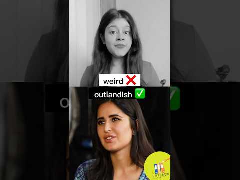 Vocabulary upgrade with #katrinakaif #learnenglish #advancedenglish