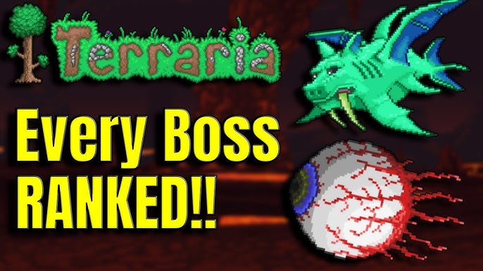 Terraria All Bosses In Order Expert Mode Guide & Fights! (Easiest