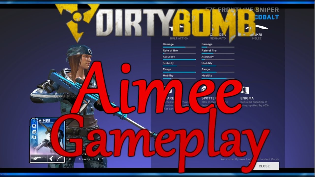 Dirty Bomb | Aimee Gameplay