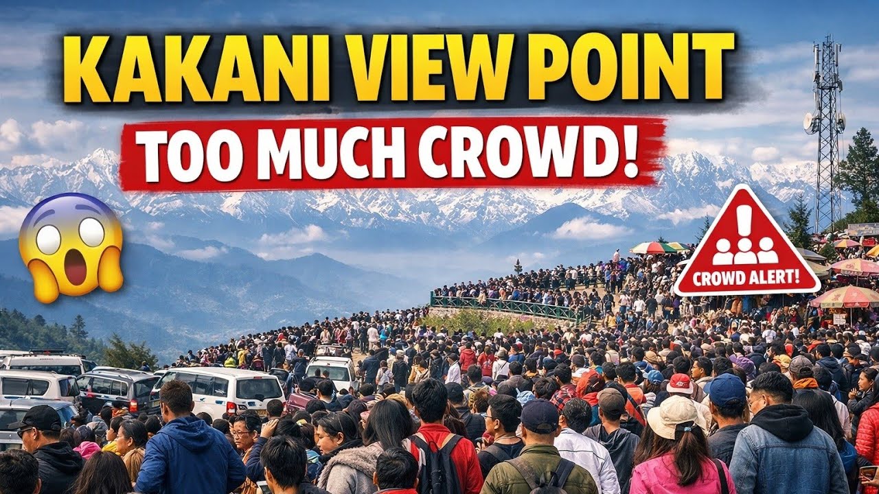 Didn’t Expect This! 😱 Kakani View Point Full of Crowd | Is It Still Worth Visiting?