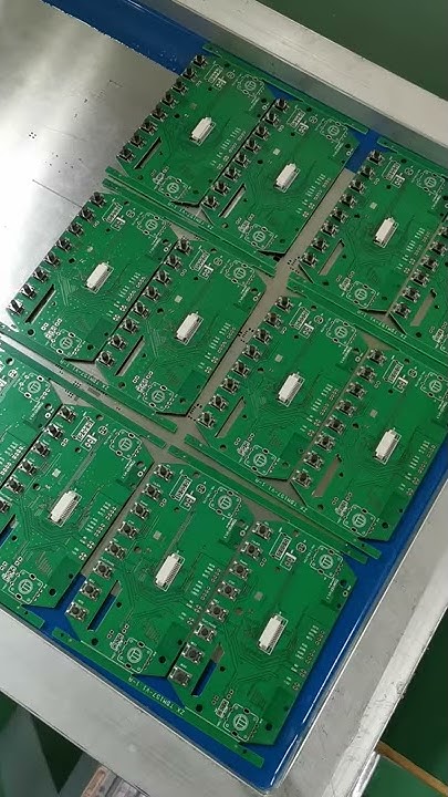TDM157 usb mp3 module production - YouTube