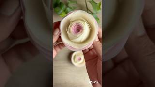 Tissue Paper Rose from Flower Bouquet Wrap 🌸 | Simple &amp; Creative #diy #floralcrafts #handmade