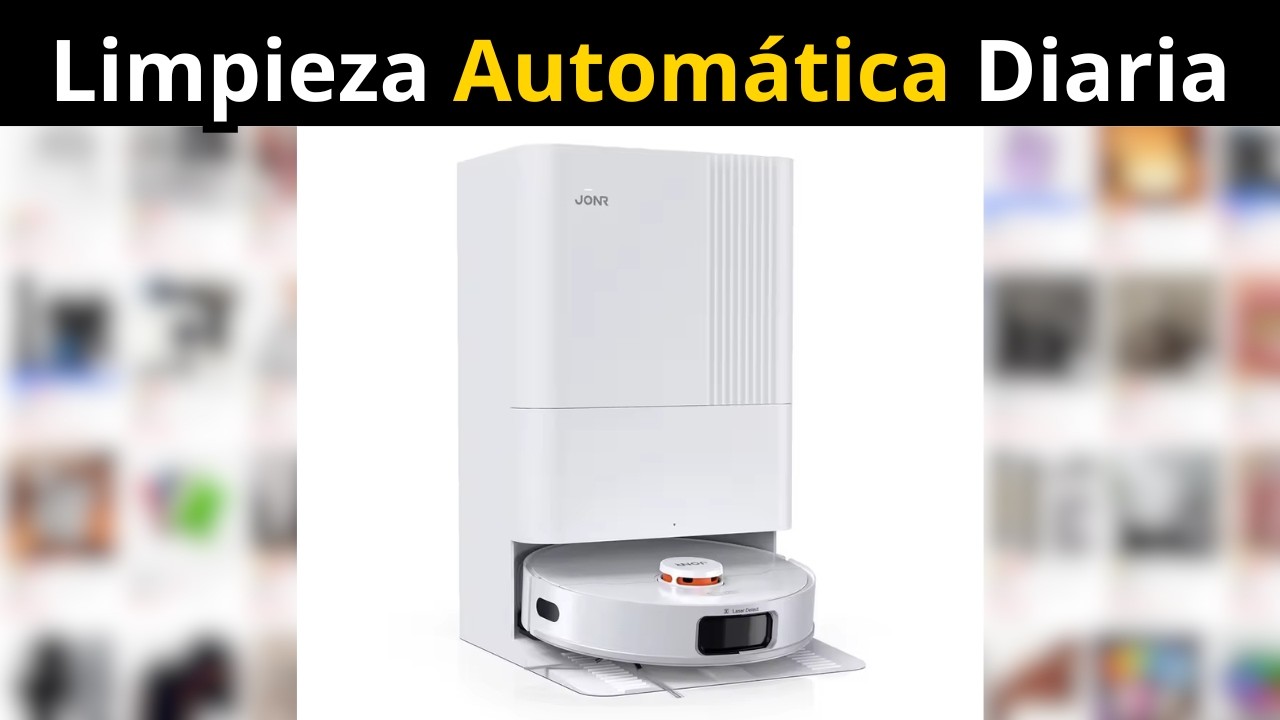 Robot aspirador y fregasuelos JONR P20 Pro con vaciado automático y secado - AliExpress