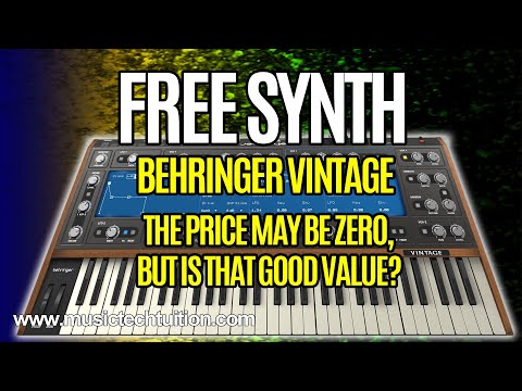 Behringer VINTAGE video preview