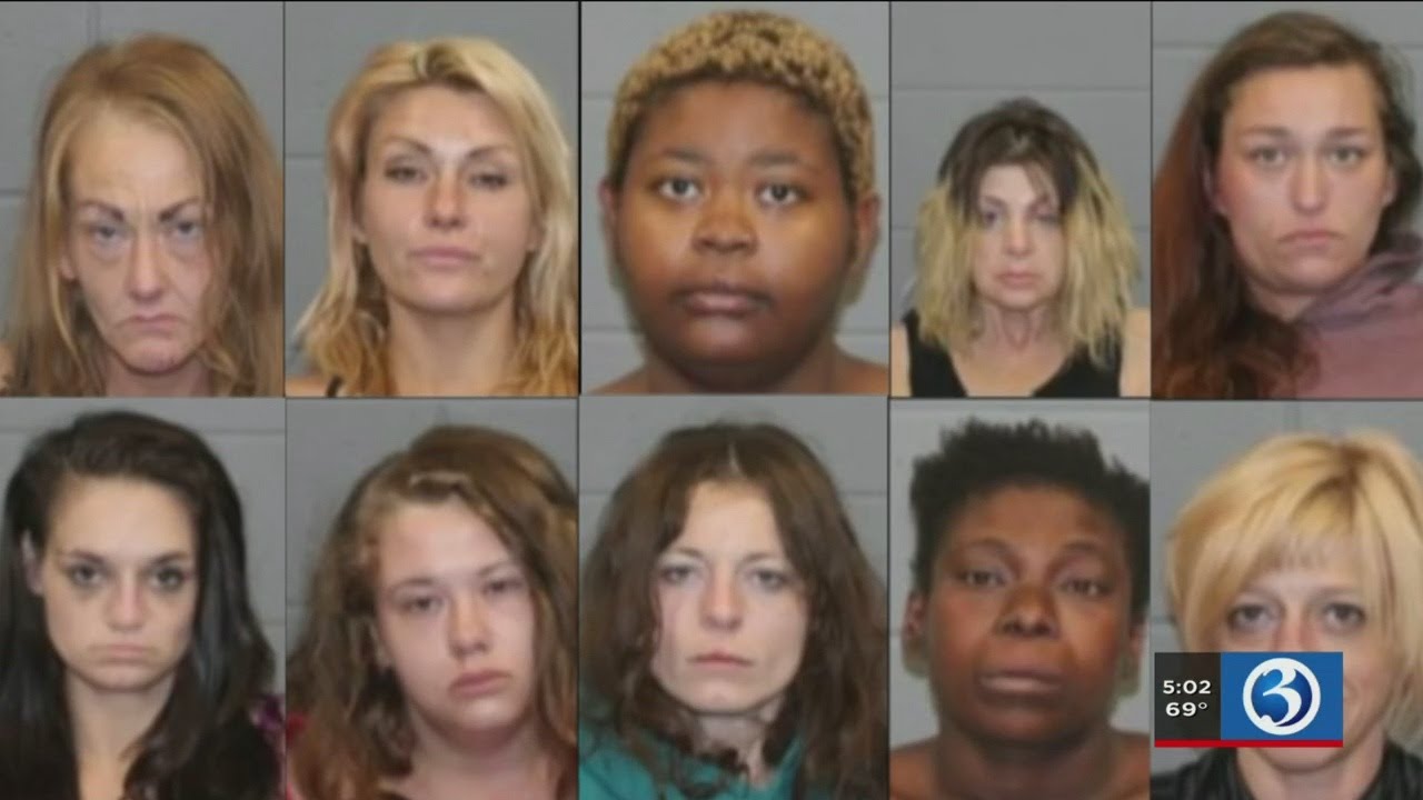 Video 10 Women Arrested In Prostitution Sting YouTube