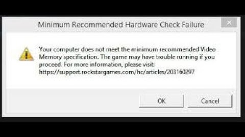 \\GTA V minimum recommended hardware check GTA V minimum recommended hardware check fail PC FIX\\