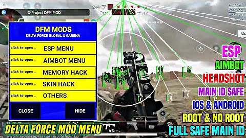 Delta Force Mobile Mod Menu APK [Aimbot,Bullet Track, ESP] NO BAN