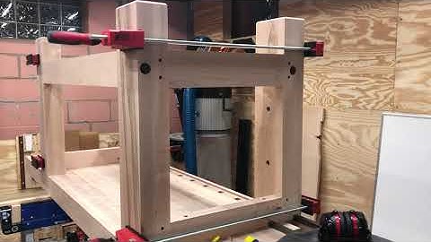 Roubo Workbench Base - pre-assembly