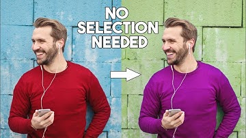 How to Change COLORS of Anything  WITHOUT any SELECTION | Photoshop Tutorial