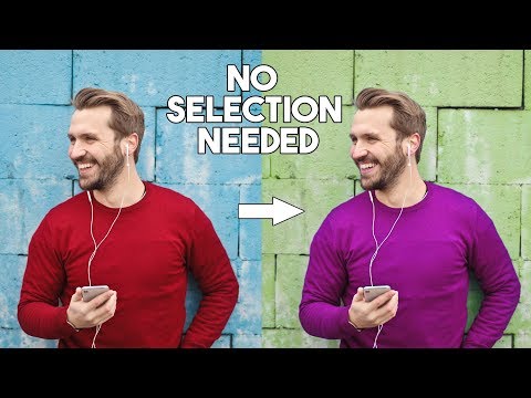 How to Change COLORS of Anything  WITHOUT any SELECTION | Photoshop Tutorial