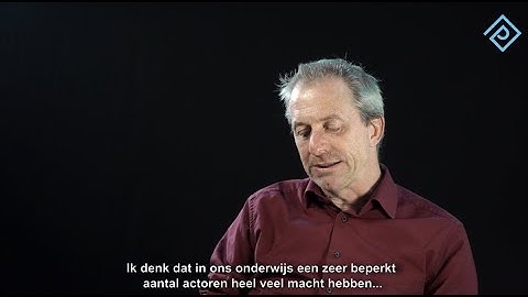 Johan De Wilde vertelt over de kwaliteit van ons onderwijs.