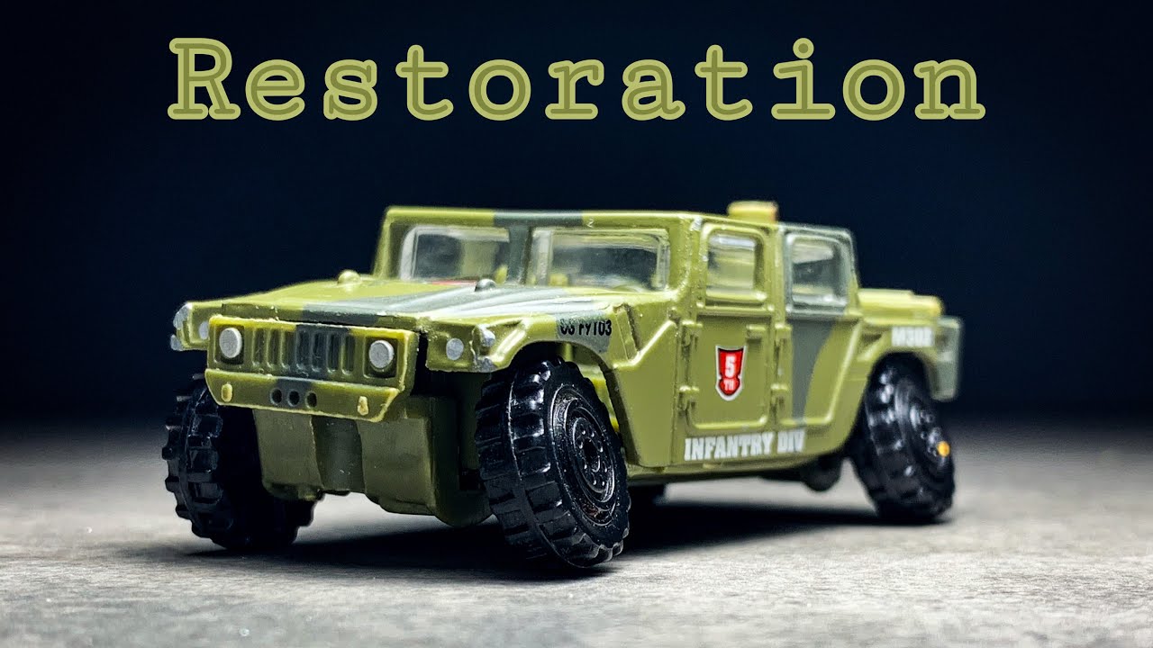 ⁣Restoration Custom 1:64 Humvee M998 Hummer H1 Alpha