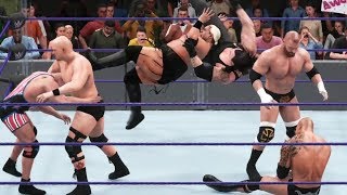WWE 2K18 - 6-Man Hell In A Cell Match - Gameplay (PS4 HD) [1080p60FPS] screenshot 5