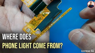 Where Does Phone Screen Light Come From? Opening an LCD & Discovering the Backlight!