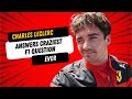 Capture de la vidéo Charles Leclerc Funny Moment | Answering Longest Ever F1 Question