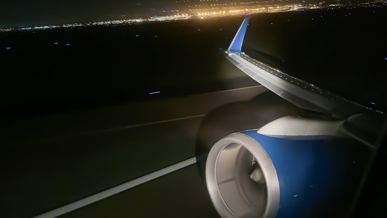 4K | RB211 POWER! United Airlines Boeing 757-200 Takeoff From Washington Dulles