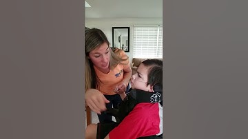 Working on communication skills using Tobii Dynavox