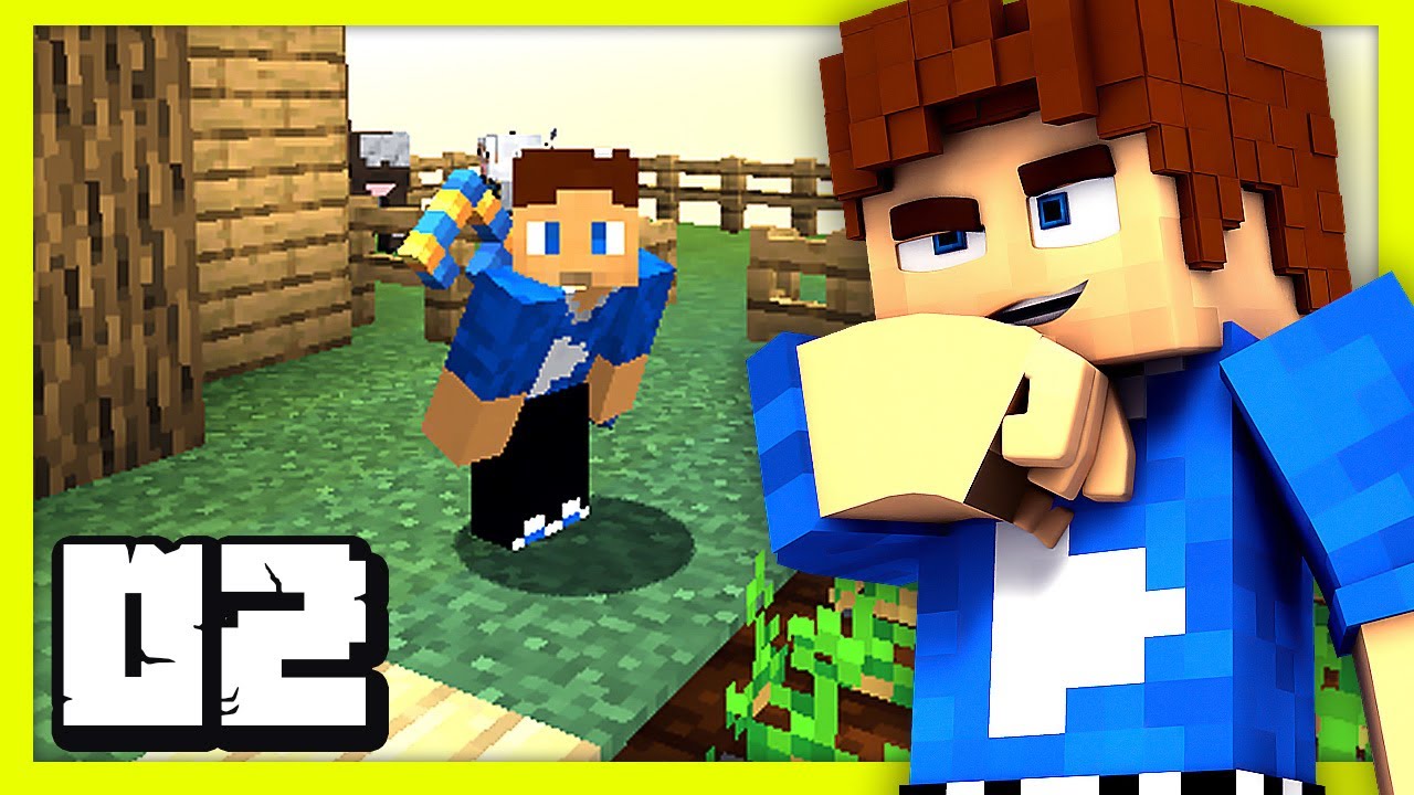 Minecraft MAIS sur un seul et unique bloc S2 #02 : LE FARMEUR FOU DU ...
