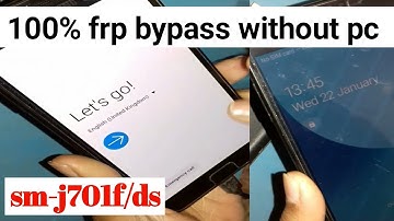 Samsung J7 Nxt(J701F)Frp Unlock Without Pc||New Update 2020||Google Account Lock Remove 100% Working