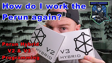 How to program a Perun V2 & V3 hybrid Airsoft Mosfet