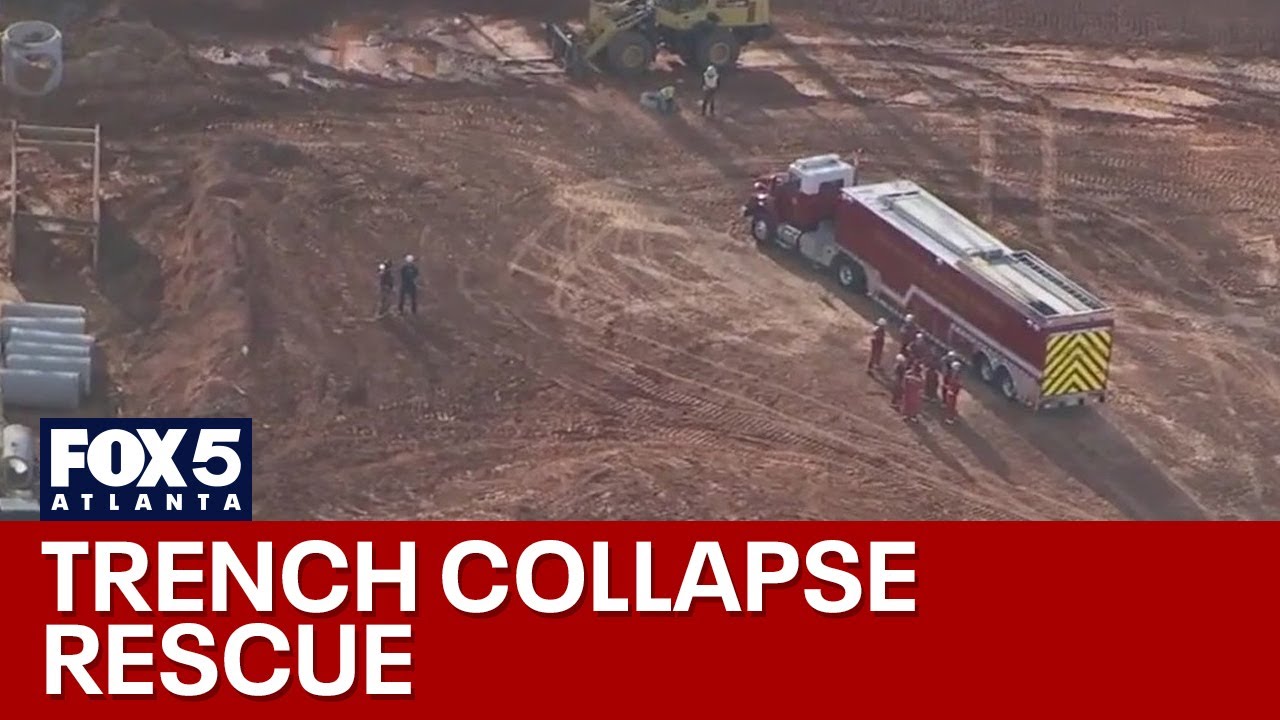 2 rescued from trench collapse | FOX 5 News - YouTube