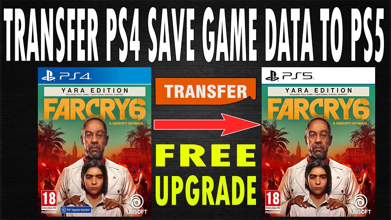 Transfer Far Cry 6 PS4 Save Game Data To PS5 Free Upgrade PS5 YouTube