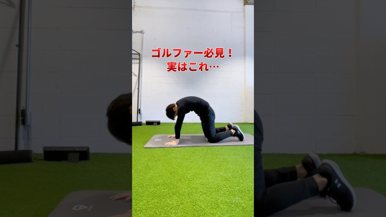 やり方① 四つん這いになる　（肩の真下に手・股関節の真下に膝）② 息を吐きながら背中を丸める　（目線はおへそへ）③ 息を吸いながら背中を反らせる　（目線は斜め上へ）④ ゆっくり10回 × 2〜3セット